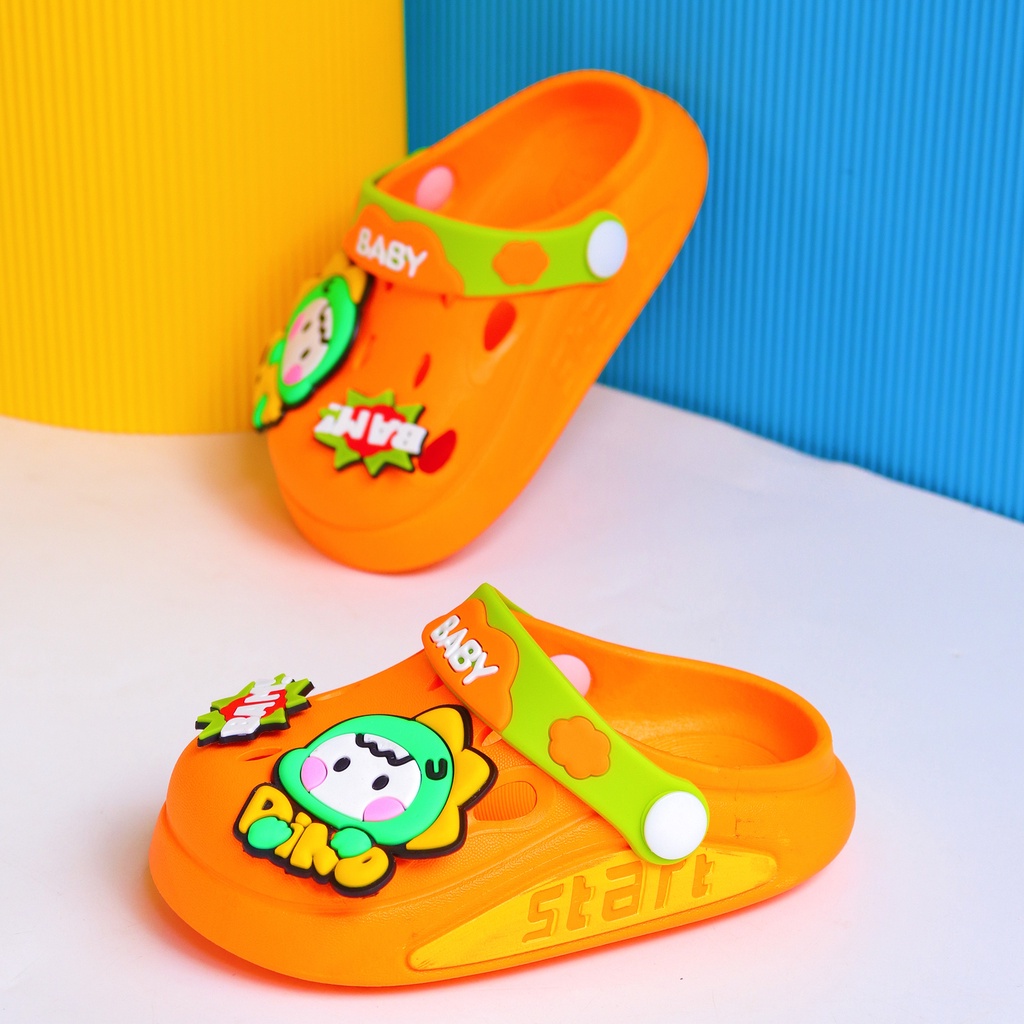 PROMO 10.10 PUNCAK Okaybaby B261 Sendal Sandal Slop Import Anak Laki-laki Perempuan Karakter Lucu