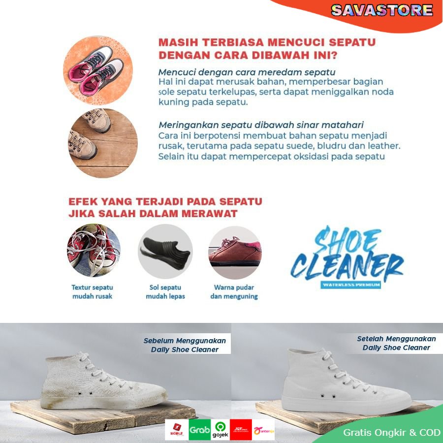 LAUNDRY SEPATU - CAIRAN AMPUH PEMBERSIH SEPATU REFILL 1 LITER DAILY SHOE CLEANER 1L WATERLESS