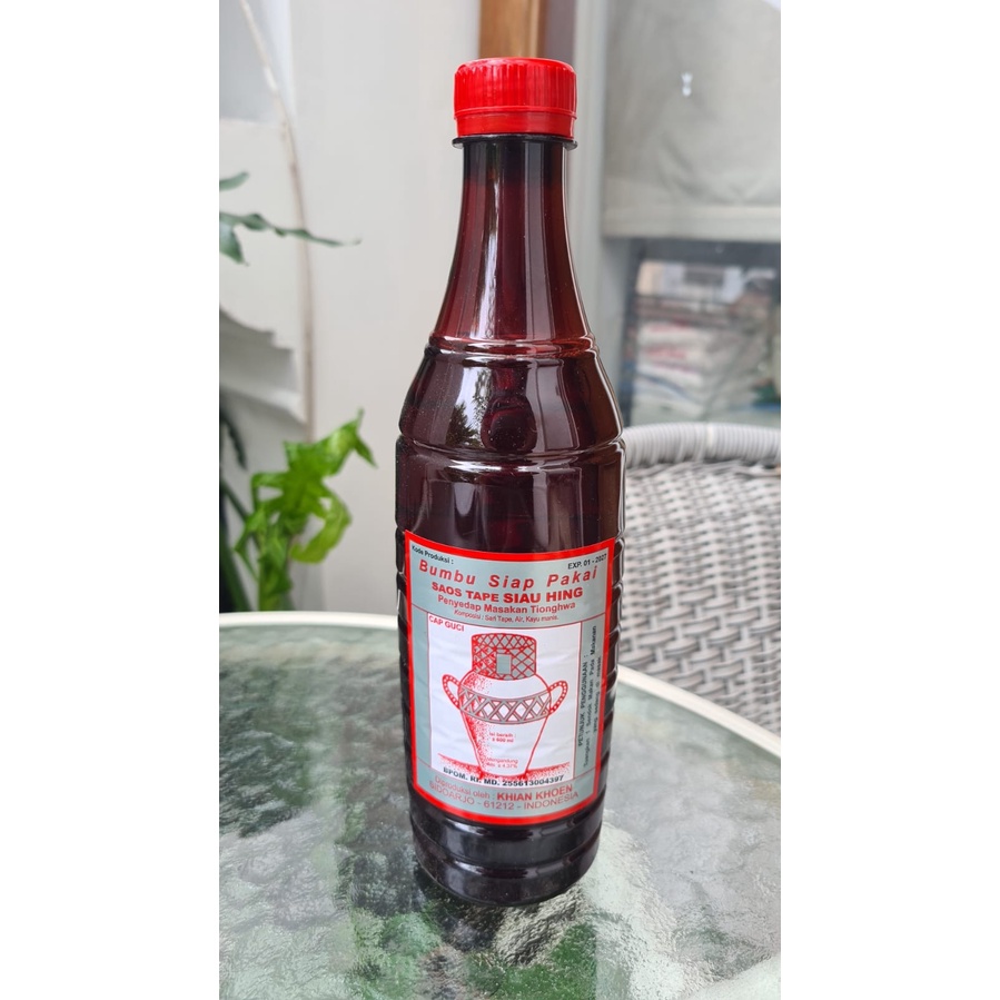 

siau hing saos tape arak masak cap gentong 600 ml