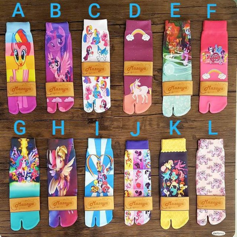 Kaos Kaki Anak Motif Little Pony Jempol Printing