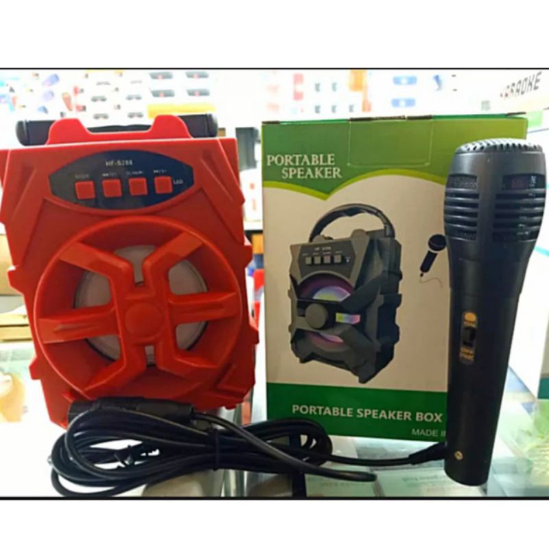 Musik Box Bluetooth Speaker Karaoke Bluetooth Plus Microphone