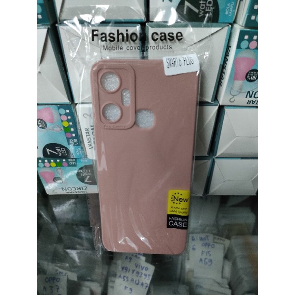 Softcase Smart 6 Plus Silikon Casing Selicon Case Macaron Pelindung Pro Camera
