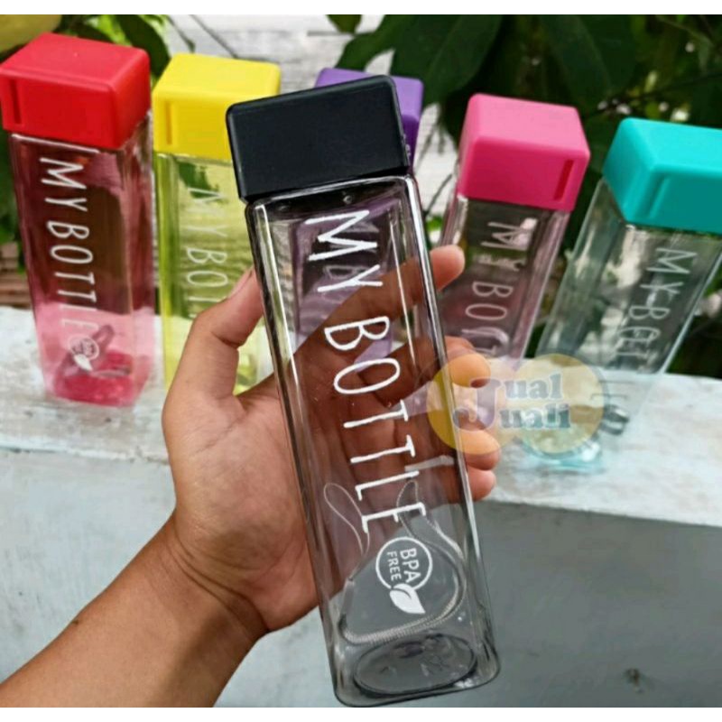 MYBOTTLE KOTAK/BOTOL MINUM PLASTIK/BOTOL MINUM PLASTIK 500ML