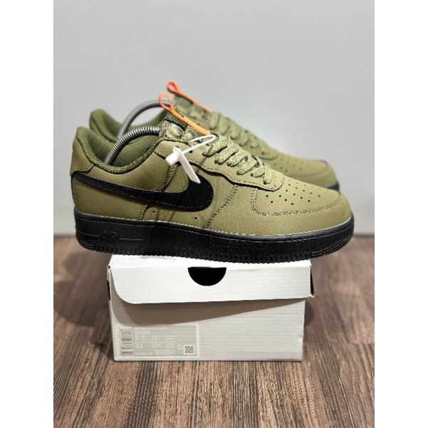 SEPATU NIKE AIR FORCE 1 MEDIUM OLIVE GREEN