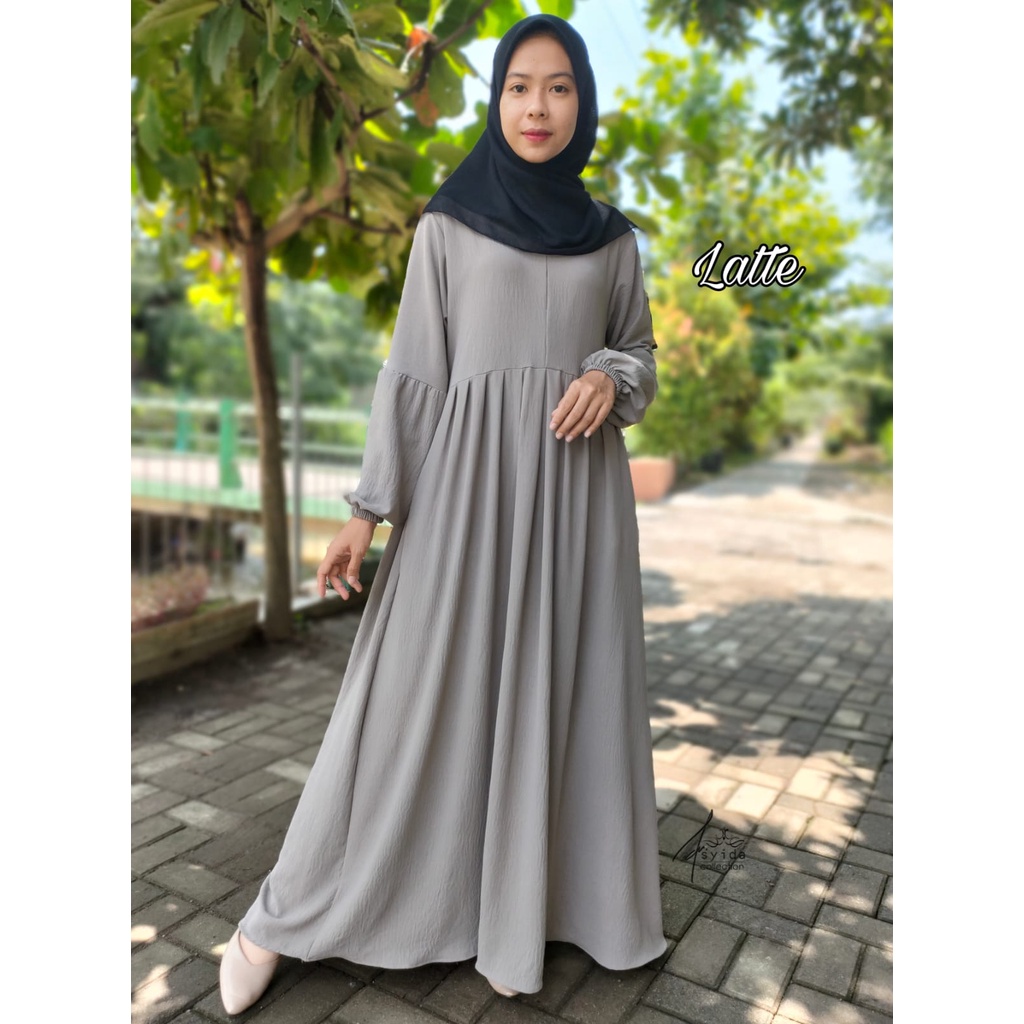 Gamis Joline Crinkle Airflow / Gamis Basic Babydoll Crinkle