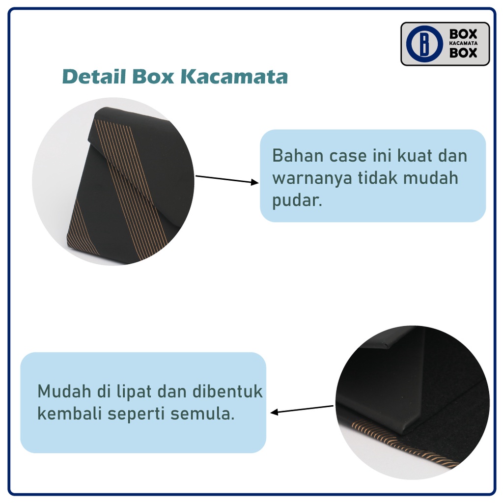 Tempat Kacamata Model Prisma / Hardcase Kacamata Motif Garis Abstrak Tempat Box Frame dan Sunglasses P6 P7