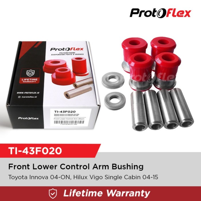 Protoflex Bushing Control Arm Depan (Bawah) Innova 04-ON