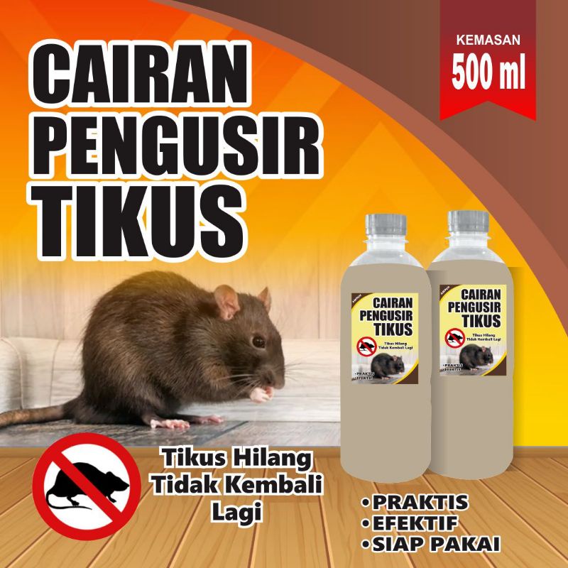 Cairan Pengusir Tikus Ampuh kemasan Botol PET 500 ml