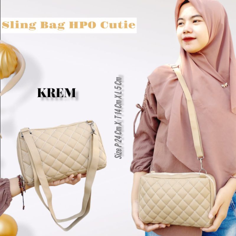 SLING BAG HPO CUTIE BANYAK RUANG