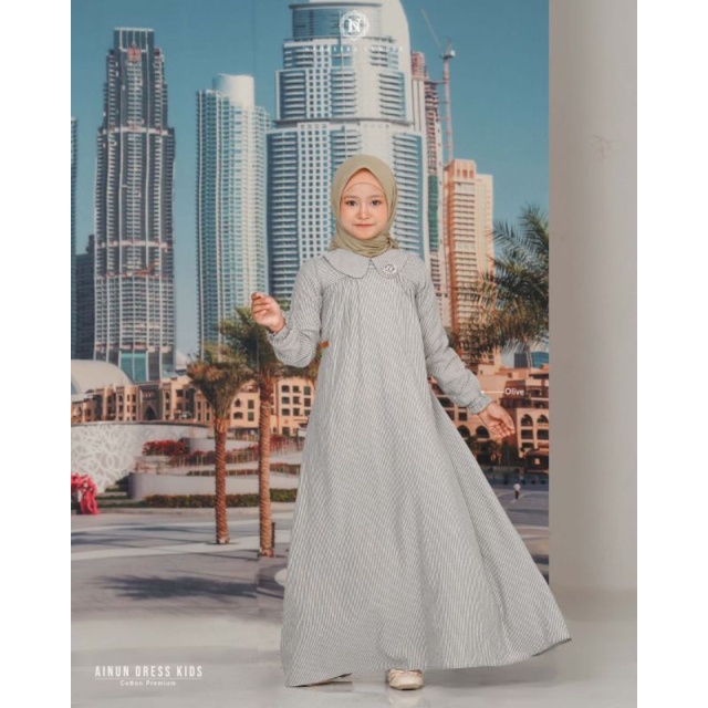 HABIBI & AINUN SARIMBIT by Nadheera luxury Family couple Dress Anak ✅ Baju muslim anak perempuan sar