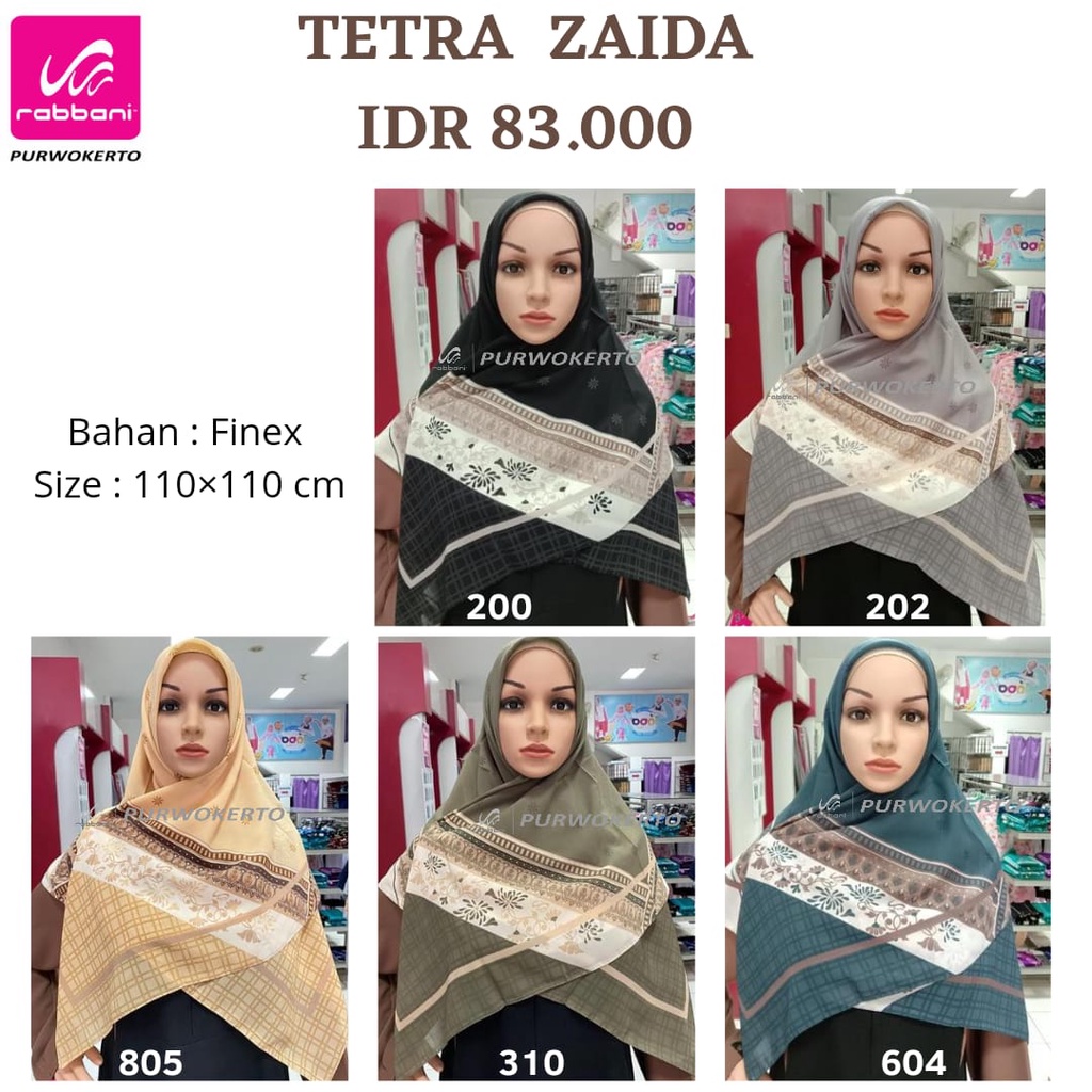 SEGIEMPAT RABBANI MOTIF TERBARU - TETRA RABBANI MOTIF