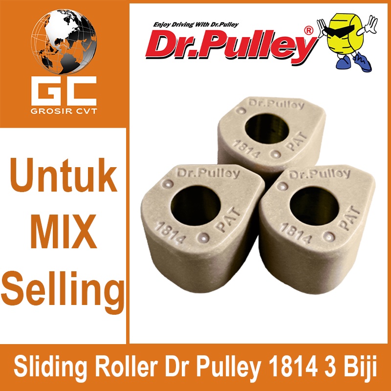 Sliding Roller Beat Scoopy Vario Spacy 110 Fi ESP POP Street 1814 08 09 10 11 12 13 Gram Per 3 Butir Dr Pulley