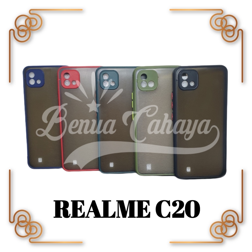 CASE REALME C20 CASE DOVE CASE MATTE FULL COLOUR-REALME C20
