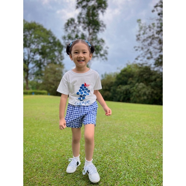 IL - Setelan Anak Bayi Motif Buah Fruits/ Set Kaos+Celana Perempuan Laki-Laki