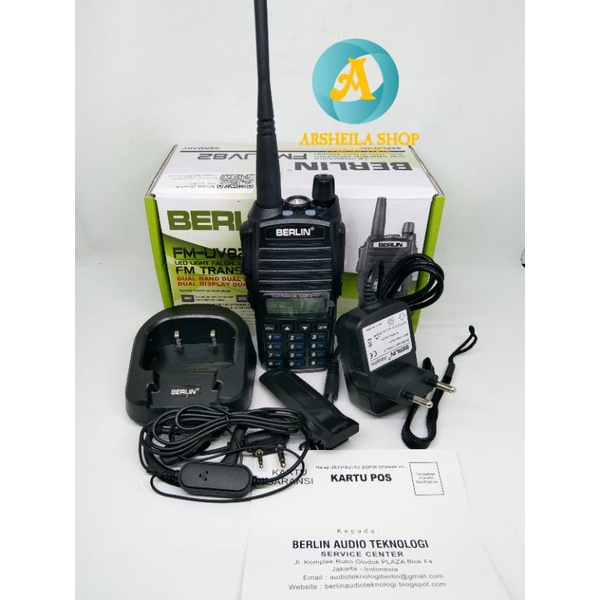 Ht berlin uv 82 dual band murah original