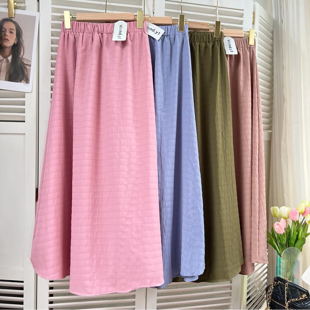 Rok Panjang Wanita Polos Terbaru / Long Skirt Korea Premium Plain