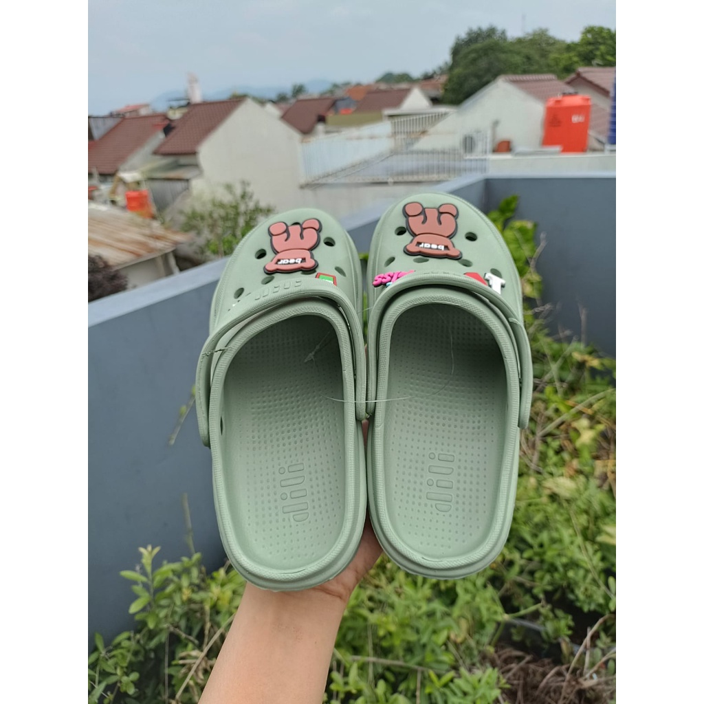 sandal baim wanita dewasa fuji golfer dili motif love bear terbaru 805 (36-40) sandal baim korean style termurah