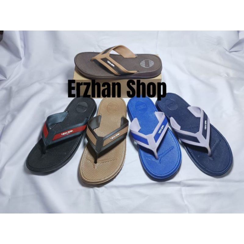 Sandal Karet Jepit NewEra | Sandal jepit Pria Karet NewEra | Sandal NewEra Karet Pria | Sandal Pria 