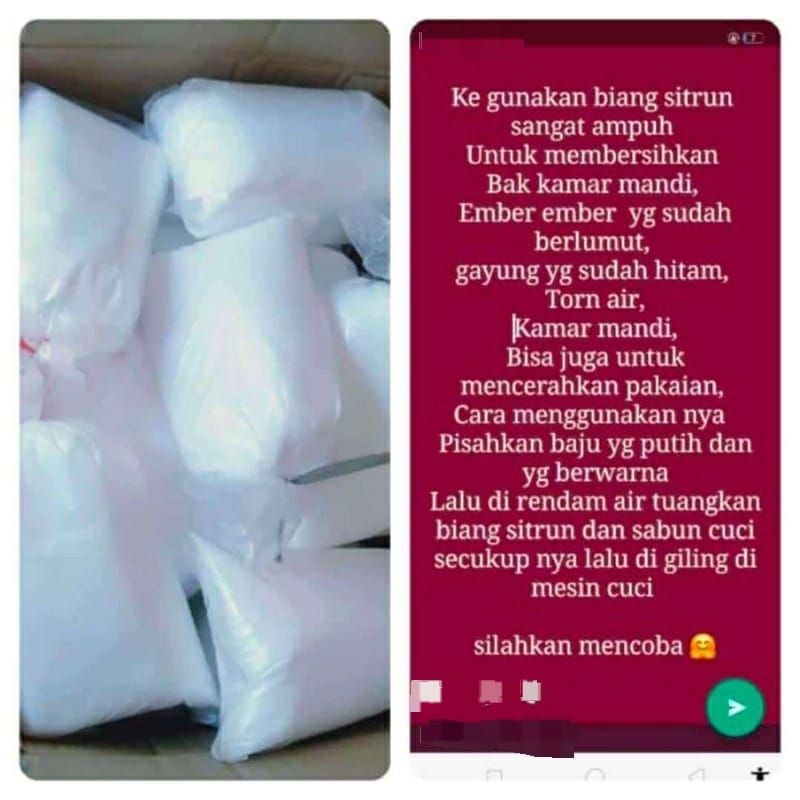 Serbuk Biang Citrun 250gr Pembersih Kotoran Atau Pakaian