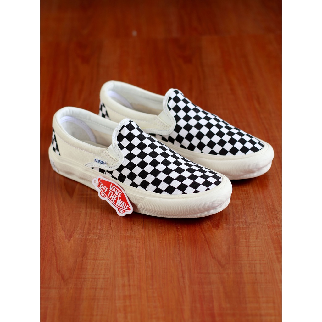 V SLIP CHEKERBOARD BLACK WHITE OG TOP SELLER (LIVE)