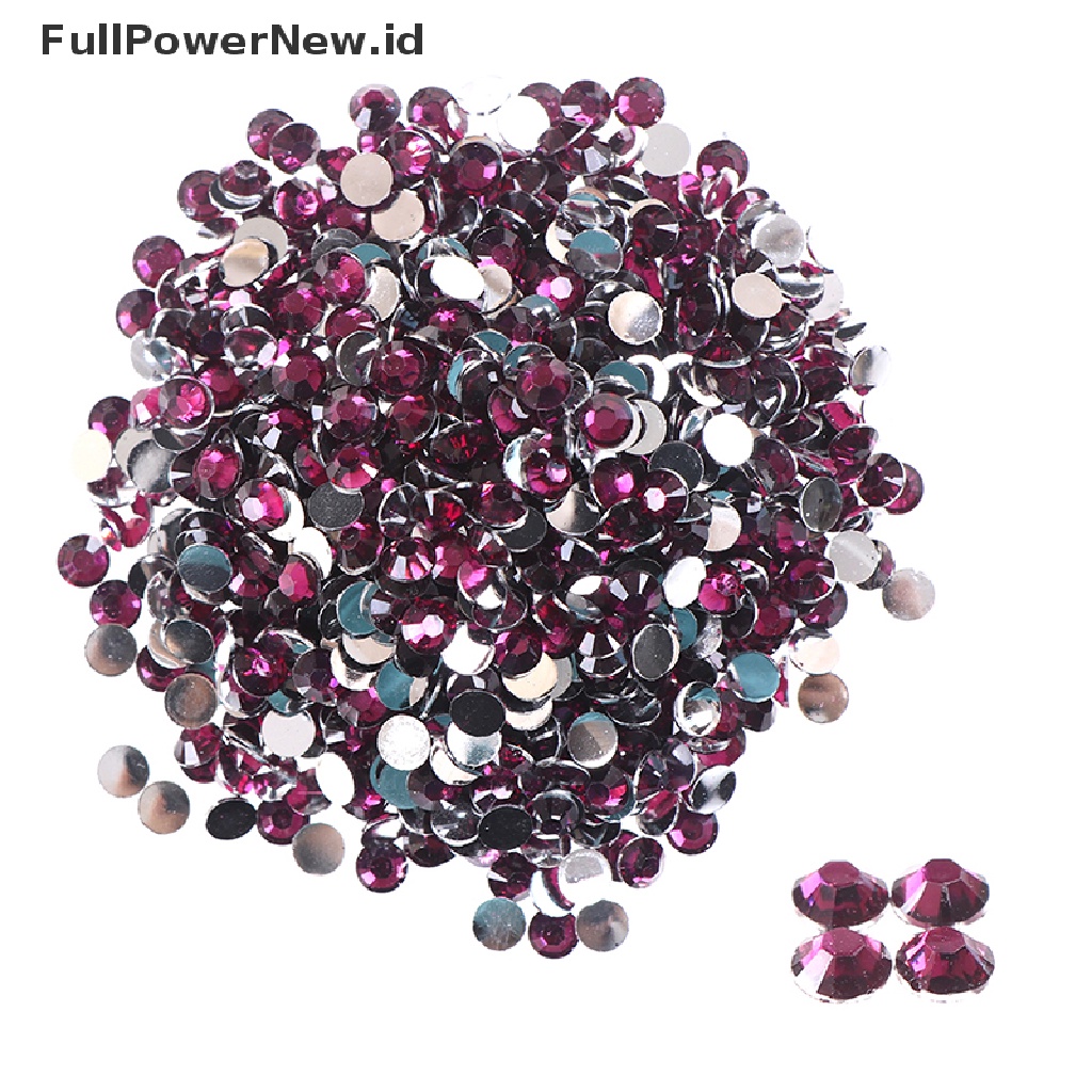 Power 5mm 1000Pcs Berlian Imitasi AB Susu Jelly Flatback Resin Kristal Untuk Pakaian/Nail Art ID