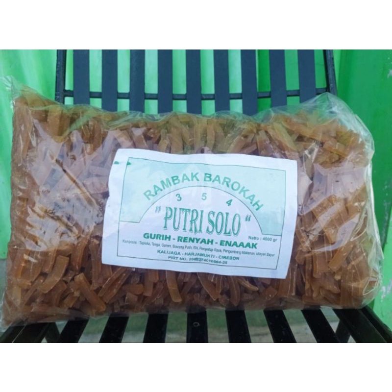 

Kerupuk Mentah Rambak Putri Solo Mantap Pak Eko Kemasan 25kg