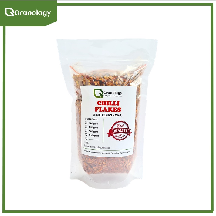 Cabe Giling Kasar / Chili Flakes (250 gram) by Granology