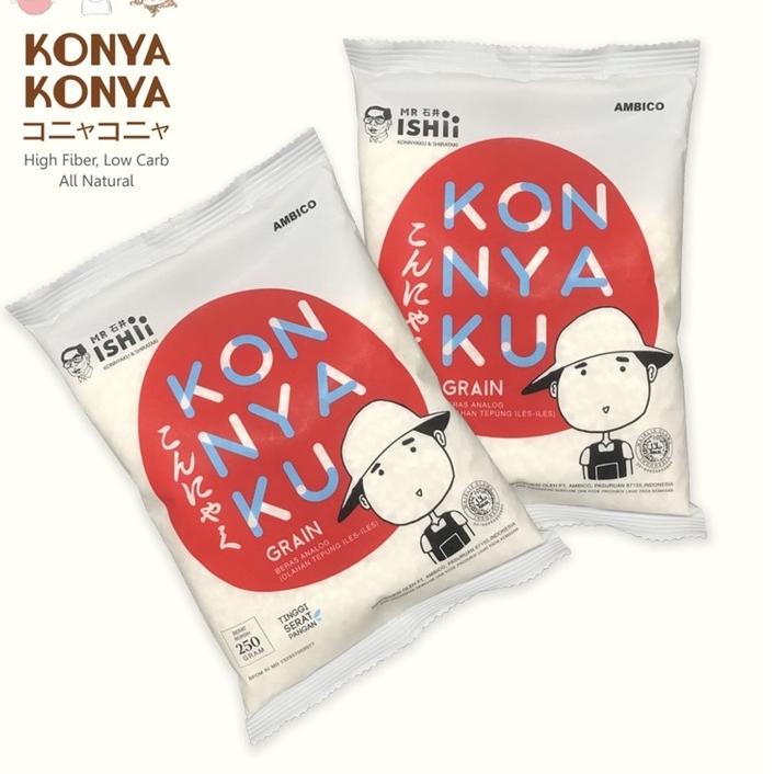 

☁ Konnyaku Grain / Konnyaku Rice - Beras Konnyaku / Shirataki Rice - Beras Shirataki 500g ◄