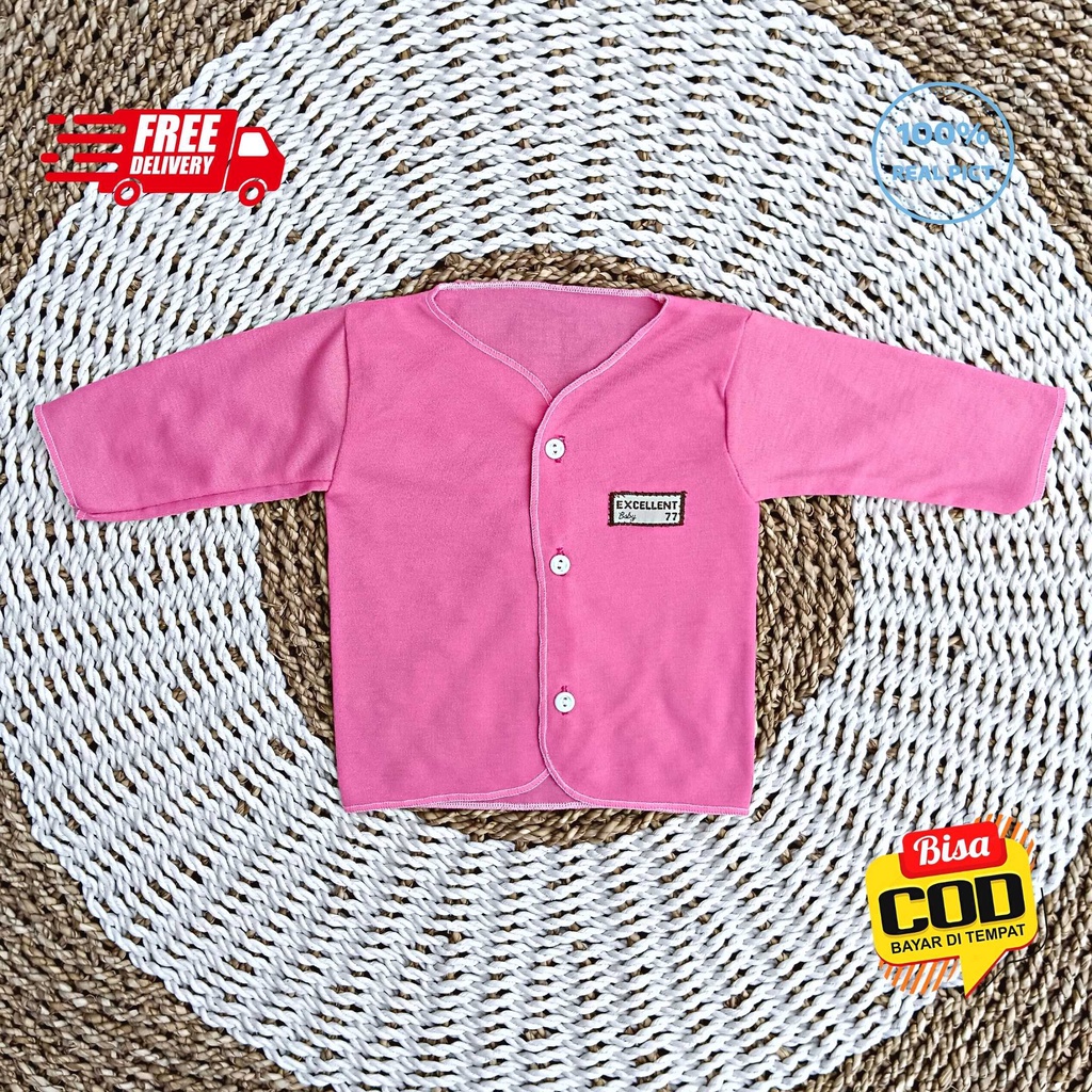 Baju Bayi Panjang Size 0 - 3 Bulan merk SNI EXCELLENT 77 - PINK SERIES