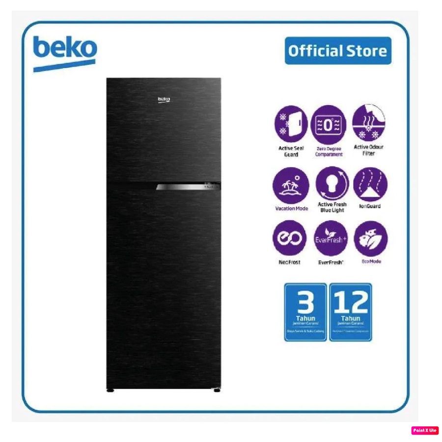 AQUA Kulkas 2 pintu 169L AQR-D251DG