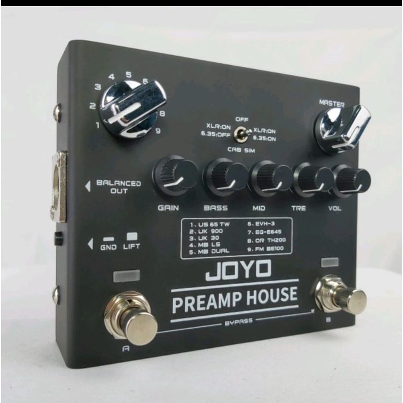 effect pedal joyo preamp house (preamp simulator) r-15 r15 r 15 efek joyo original