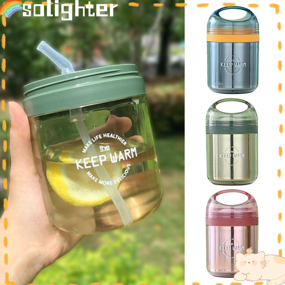 Solighter Lunch Box Anti Bocor Untuk Anak Dengan Sendok Makanan Thermal Jar