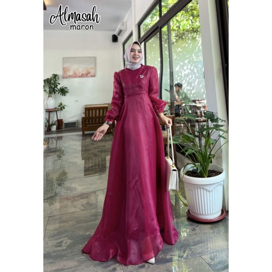 ALMASAH gamis kondangan gamis pesta muslimah