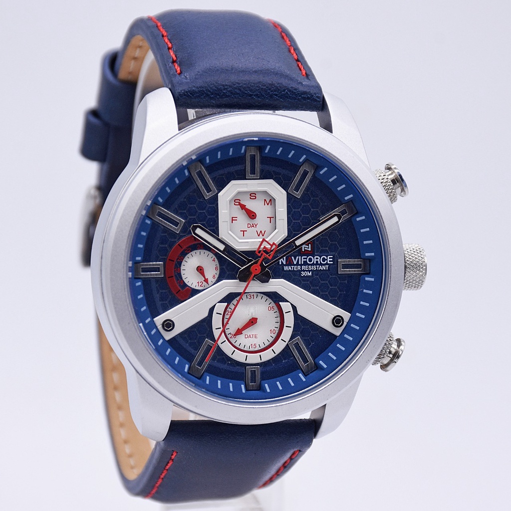 JAM TANGAN PRIA NAVIFORCE NF9211 NF9211M NF-9211M ORIGINAL FREE BOX