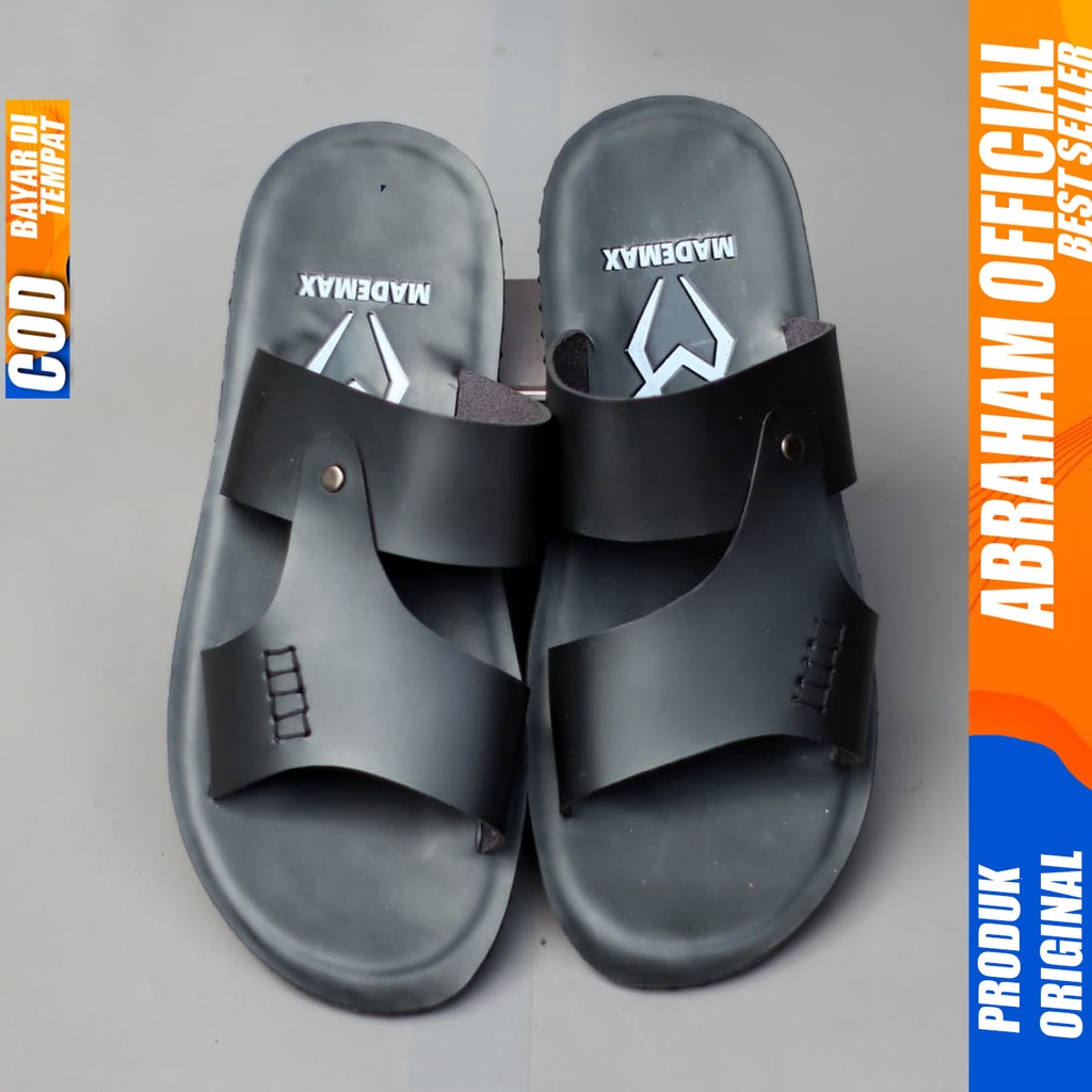 Sandal Slide Pria Sendal Selop Pria Abraham HAWKEY