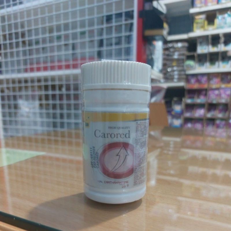 Cantax 20gr Cede Carored Cantax Pewarna Burung Merah Red Siskin Finch Kenari