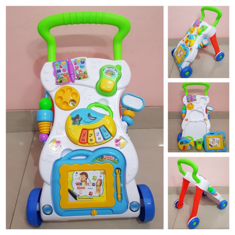 Mainan Baby Push Walker Edukasi - Alat Belajar Jalan Anak Bayi Edukatif