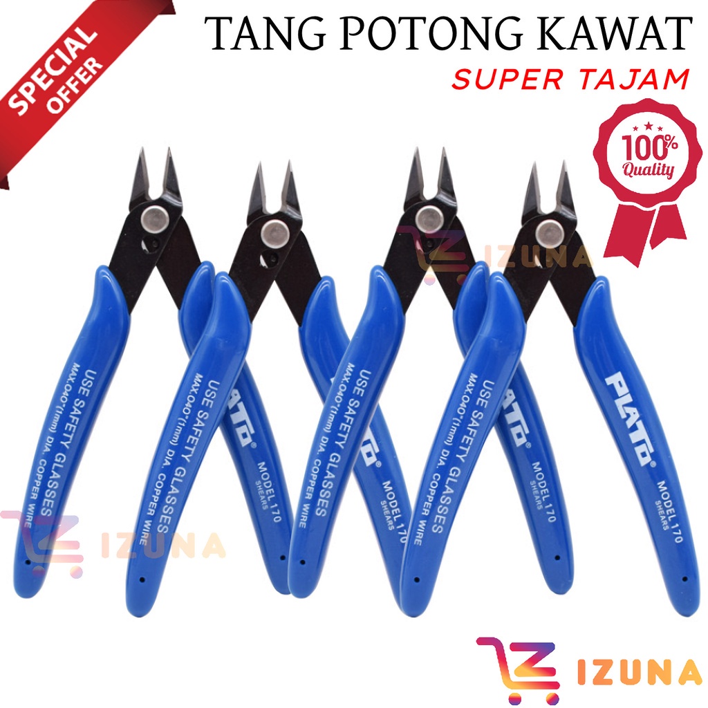 [IZUNA] TANG PLATO POTONG KAWAT / TANG KAWAT / GUNTING COIL / TANG PLATO 170 / TANG POTONG KAWAT 5 INCI