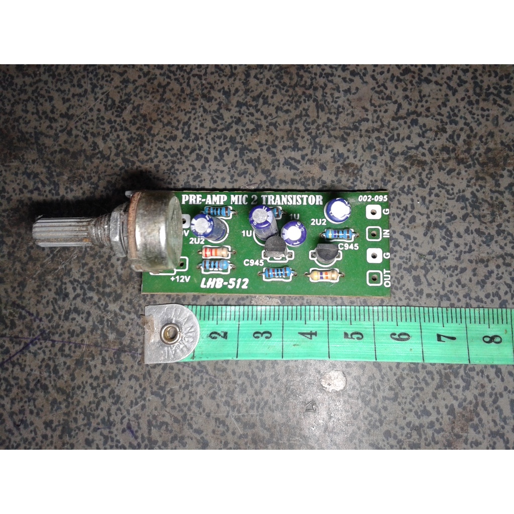 Kit Preamp Mic 2tr Plus potensio