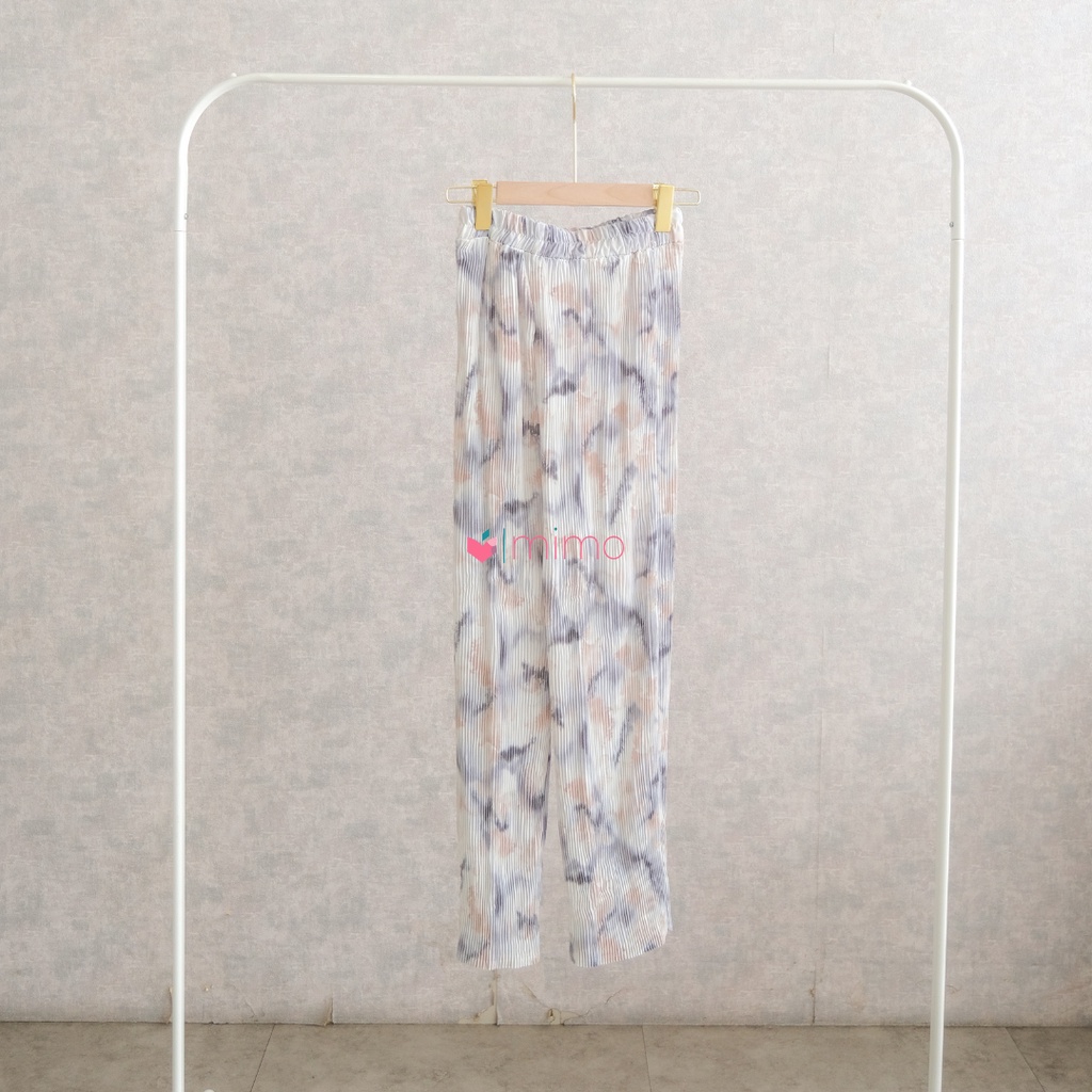 Watercolor Plisket Pants