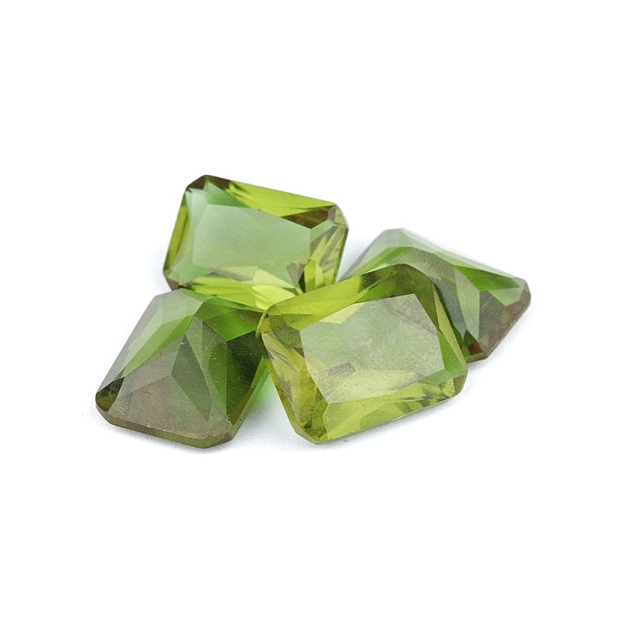 Batu Permata Zultanite Cutting Square Colour Changes