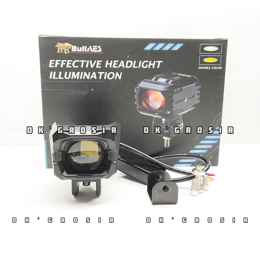 Laser AES S31 - Lampu Tembak sorot Led Laser Devil Eye Sorot hi loo beam - 4 Mode