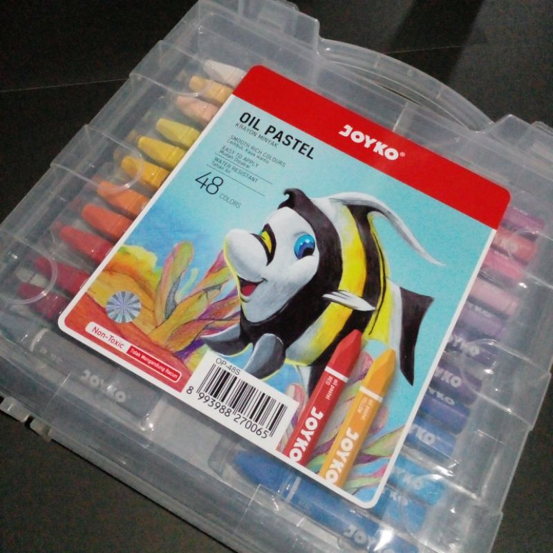 

[100% REAL PICT] Crayon / Pastel / Oil Pastel / Krayon Minyak JOYKO isi 48 warna