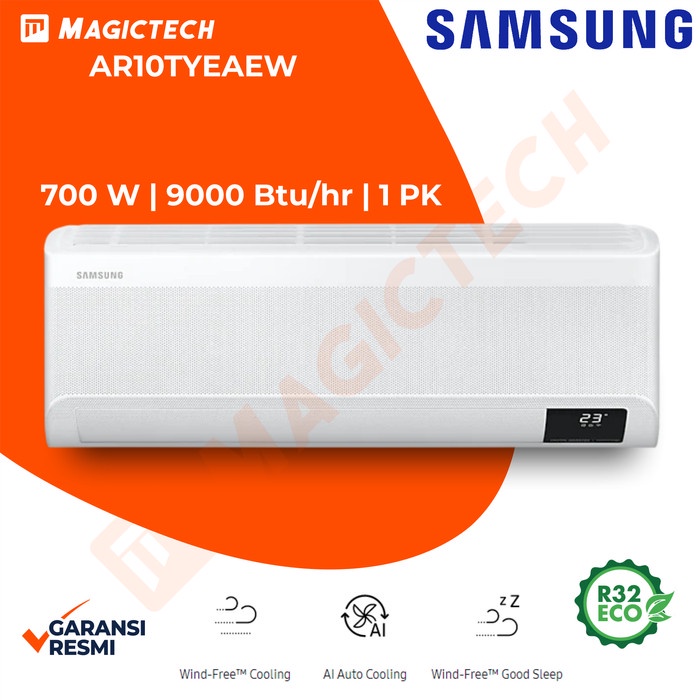 AC SAMSUNG 1 PK AR10TYEAEWKNSE WIND-FREE INVERTER - WIFI