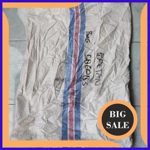 perkakas KARUNG PLASTIK BERAS BEKAS BISA BUAT PACKING ONLINE BAJU KAOS JILBAB CELANA PAKAIAN GROSIR
