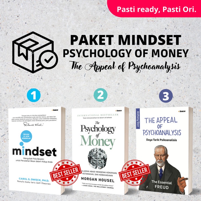 

Paket Buku Mindset & The Psychology Of Money (Best Seller)