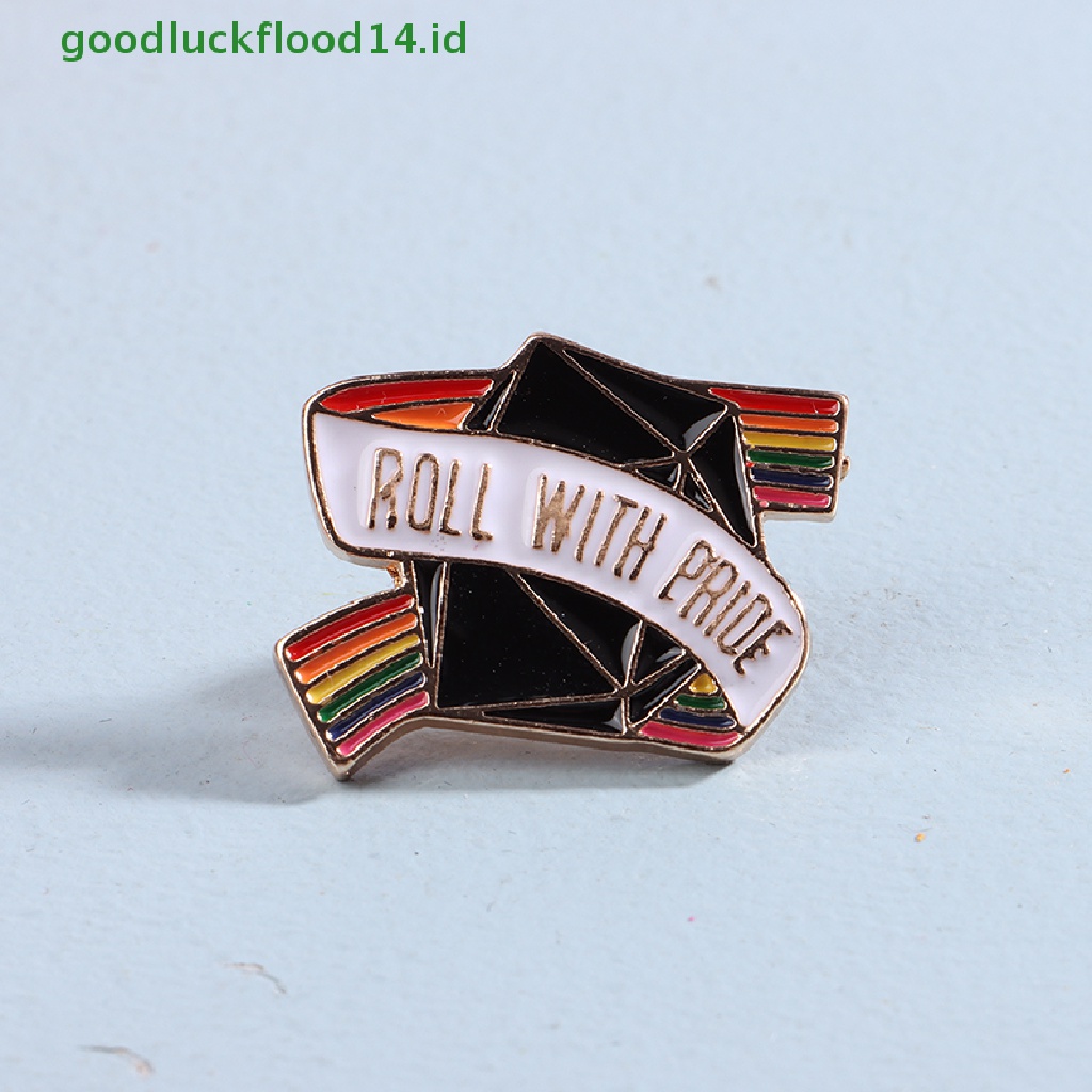 [GOOGFOUR] Enamel Kreatif Pin Kerah Lencana Bros Lucu Fashion Perhiasan Alloy Aksesoris Pakaian Tetesan Minyak Bros Hadiah [TOP]