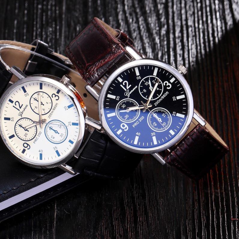 FAA277 Jam Tangan GENEVA 3 TITIK - Jam Tangan Geneva Fashion Pria - Jam Tangan Geneva New And HighQu