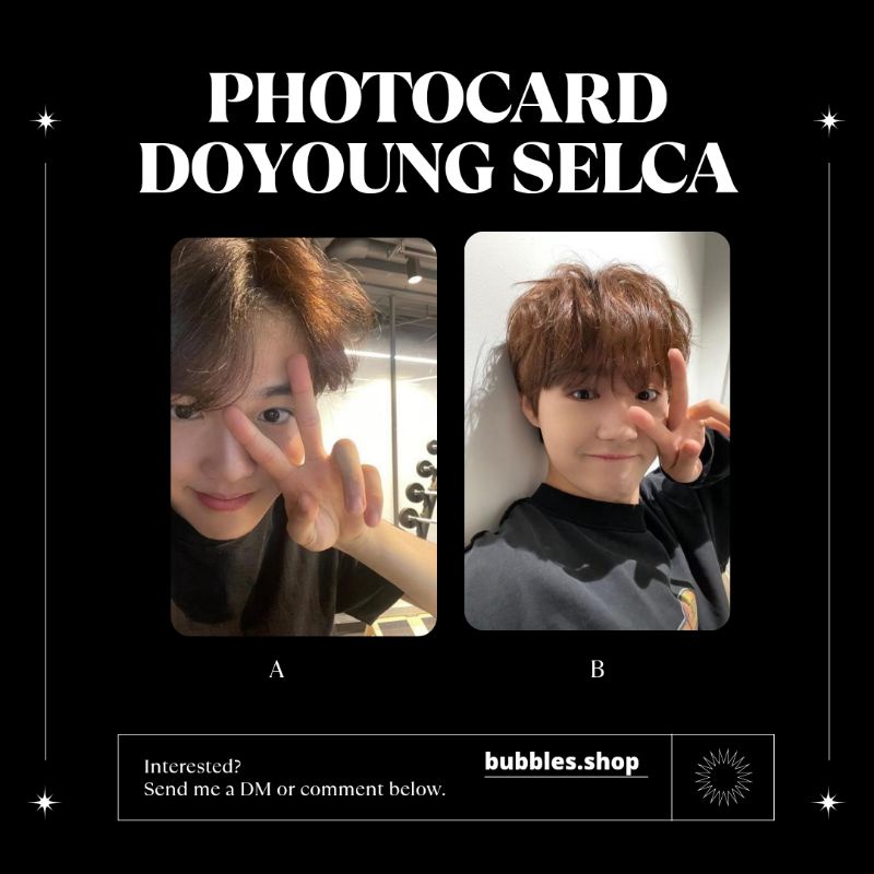 PHOTOCARD UNOFFICIAL DOYOUNG TREASURE SELCA