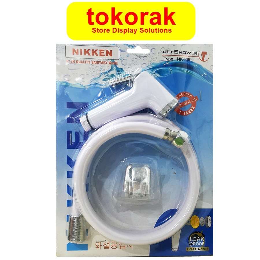 NIKKEN JET SHOWER PUTIH CEBOK WASHER BIDET SEMPROTAN TOILET SHOWERJET